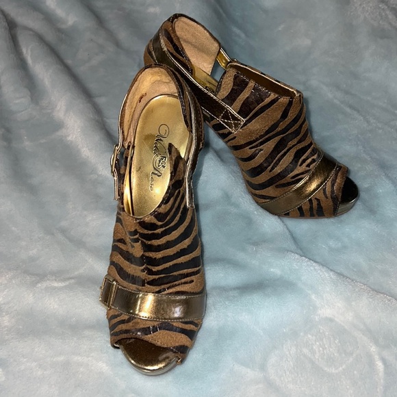 Zebra Heel shoes - Picture 1 of 4